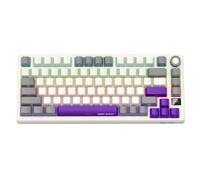 LORGAR KBP7075W, Wireless 75% Mechanical Gaming Keyboard Pro, Beige, EN layout "LRG-KBP7075W-RT-US" (timbru verde 0.8 lei)