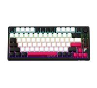 LORGAR KBP7075W, Wireless 75% Mechanical Gaming Keyboard Pro, Black/red, EN layout "LRG-KBP7075W-BK-US" (timbru verde 0.8 lei)
