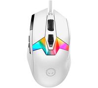LORGAR Souris de jeu Pro MSP80, capteur PixArt PAW3395 jusqu'à 26 000 DPI, taux d'interrogation 8K, 8 boutons programmables, écran RVB, éclairage personnalisable, analyse des performances, cadeaux