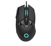 LORGAR Souris de Jeu Stricter 579, éclairage RVB, 9 Boutons programmables, capteur Pixart PMW3336, 12 000 DPI, 50 M de clics, commutateurs réglables