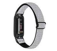 Lorheyar Bracelet Classique Compatible Avec Fitbit Inspire 3, Bracelets De Rechange En Nylon Tissé Respirant Pour Le Sport Pour Femmes Et Hommes Compatible Avec Inspire 3F,Black tips