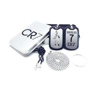 Lorh's store Accessoires Porte-clés Collier Joueur CR7 Cristiano Ronaldo Messi Neymar Pendentif Porte-clés Fan de Football Ensemble (Cristiano Ronaldo)