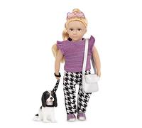 Lori - Heather & Nugget - Mini poupée et Chien en Peluche - Poupée de 15 cm et Chiot épagneul - Ensemble de Jeu avec Tenue, Animal et Accessoires - Jeu pour Enfants - 3 Ans et +