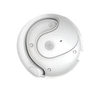 Loriatech Écouteur Traducteur Écouteurs Traducteur Instantané 144 Langues en Ligne en Temps réel, Bluetooth 5.4, sans Fil, à Clipser, Parfaits pour Les Voyages et l'apprentissage (Beige,1pcs)
