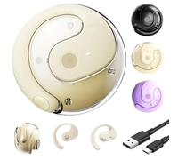 Loriatech Écouteur Traducteur, Traducteur Instantané Bluetooth 5.4, Sans Fil et à Clipser, 144 Langues en Temps Réel, Idéal pour Voyage et Apprentissage, Traduction Instantanée (C)