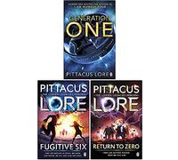 Lorien Legacies Reborn Series 3 Books Collection Set By Pittacus Lore (Fugitive Six, Return to Zero, Generation One)