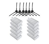LoRier Brosse latérale Filtre à poussière Primaire Filtre Hepa Tampon de vadrouille for pièces d'aspirateur Robot v5 v5s V3 V3s v5 Pro x5 (Color : Kit-7)
