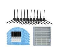 LoRier Brosse latérale Filtre à poussière Primaire Filtre Hepa Tampon de vadrouille for pièces d'aspirateur Robot v5 v5s V3 V3s v5 Pro x5 (Color : Kit-6)