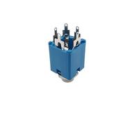 LoRier Connecteur Jack Audio Femelle Bleu, 5 Broches, 6.35mm, 6.35, 1/4 Pouces, Prise de Casque, Microphone, écrou, Montage sur Panneau, à souder, 2 pièces