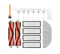 LoRier Filtre HEPA for aspirateur Robot 1 1s S5 S50 Max, Rouleau de vadrouille, Brosse latérale, Accessoires, Kit de pièces de Rechange (Color : 13)