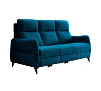 L'Original Sofa - 2 places, Inclinaison électrique, Velours Bleu Canard