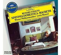 LORIN/WP MAAZEL - THE ORIGINALS-R.STRAUSS: SINFONIA DOMESTICA & M CD NEUF