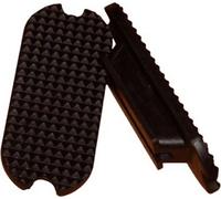 Lorina - Inserts d'étriers, caoutchouc pack de 2 BZ5740 (11,43 cm) (Noir)