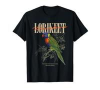 Loriquet Arc-en-Ciel Vintage pour Observer Les Oiseaux T-Shirt