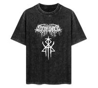 Lorna Shore American Deathcore Band Black T-Shirt Printed Tee Graphic Top for Men Unisex Shirt S