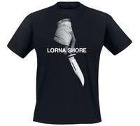 Lorna Shore Blade Homme T-Shirt Manches Courtes Noir 100% Coton Regular/Coupe Standard