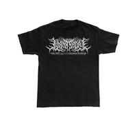 Lorna Shore Everblack Logo Homme T-Shirt Manches Courtes Noir 100% Coton Regular/Coupe Standard