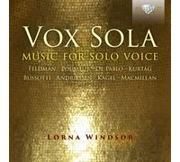 Lorna Windsor Vox Sola: Music for Solo Voice (CD) Album