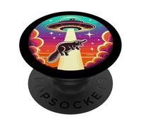 L'ornithorynque a enlevé un vaisseau spatial extraterrestre enlèvement spatial PopSockets PopGrip Adhésif