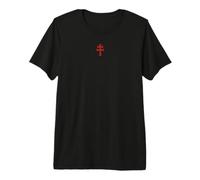 Lorraine Anjou Croix patriarcale T-Shirt Haut de Gamme