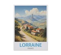 Lorraine France,Jigsaw Puzzle 1000 Pièces Puzzles Adultes Enfants Intéressant 1000 Pièces Puzzle Personnalisé Jouets(50x70cm)-GM46