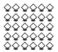 Lorrgasw Lot de 30 boîtes de rangement flottantes 3D pour bijoux, bagues, boucles d'oreilles, céréales, médailles, défis A