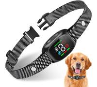 Lorrtta Collier Anti Aboiement Chien, 4 Modes de Correction, Sensibilité Ajustable sur 8 Niveaux, Étanche IP67, Détection Intelligente des Aboiements, Rechargeable, pour Gros Petit Chien
