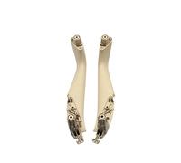 LORSKRD Ensemble Remplacement Garniture Panneau Couverture Poignée Porte Avant Arrière Gauche Droite Voiture Pour BMW Série 5 Pour M5 Pour G30 Pour G31 Auto Poignée Porte Intérieure(Beige Front 2)