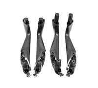 LORSKRD Ensemble Remplacement Garniture Panneau Couverture Poignée Porte Avant Arrière Gauche Droite Voiture Pour BMW Série 5 Pour M5 Pour G30 Pour G31 Auto Poignée Porte Intérieure(Carbon 4 Set)