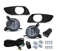 LORSKRD Feux anti-brouillard 1 Ensemble Phares Antibrouillard LED Pour Toyota Pour Yaris Pour Vitz 2003 2004 2005 2006 Pare-choc Avant Voiture Avec Couvercles Cadre Fil 12V(Halogen)
