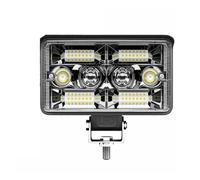 LORSKRD Phare Avant Barre Lumineuse LED 4 Pouces Jaune Blanc Projecteur Tout-terrain Lampe Travail Pour Camion Pour Tracteur 4X4 Pour Bateau 12v 24v Phare Antibrouillard(1 PCS)