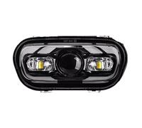 LORSKRD Phares Moto Avant LED 9.8 "moto Phare LED Assemblage Plug And Play Feux De Croisement DRL Pour Graisse Pour Bob 2008 2009 2010-2019 Phare