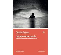 Lorsqu'autrui paraît