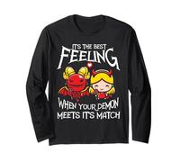 Lorsque Votre Démon Rencontre Son Match! Démon Drôle Manche Longue