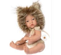 Lortens Nouveau-né garçon - Bébé poupée réaliste avec corps en célovinyle - 31 cm
