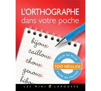 L'orthographe dans votre poche - André Vulin - Larousse - cartonné - Méthode de langue