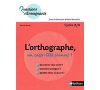 L'orthographe, un casse-tête chinois ?