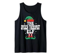 L'orthophoniste Elf Funny Christmas Matching Family Débardeur