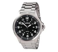 Lorus 32025149 Montre analogique à Quartz pour Homme, Noir, Taille Unique, Bracelet