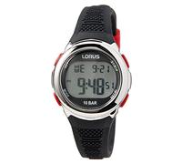 Lorus Garçon. Digital Quartz Montre avec Bracelet en Silicone R2389NX9