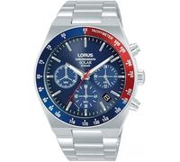 Lorus Montre chronographe à Quartz pour Homme avec boîtier en Acier Inoxydable RZ521AX9, argenté, Bracelet