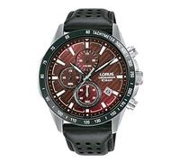Lorus Homme Analogique Quartz Montre avec Bracelet en Cuir RM305JX9