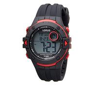 Lorus Homme Digital Quartz Montre avec Bracelet en Silicone R2323PX9