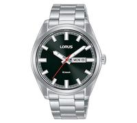 Lorus Montre à Quartz analogique pour Homme avec Bracelet en métal RH347AX9, Noir, Bracelet