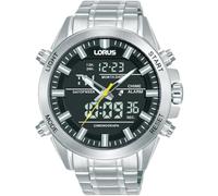 Lorus Montre RW663AX9 Homme Quartz 45 mm Acier inoxydable 10 ATM Argenté