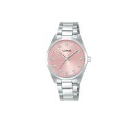 Lorus Montre analogique à Quartz pour Femme avec Bracelet en Acier Inoxydable RG325XX9, argenté, Bracelet
