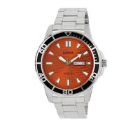 Lorus Montre analogique à Quartz pour Homme avec Bracelet en métal RH361AX9, Orange, Bracelet