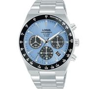 Lorus Montre chronographe à Quartz pour Homme avec boîtier en Acier Inoxydable RZ525AX9, argenté, Bracelet