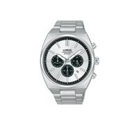 Lorus montre Gents Urban Solar Chronograph 43 mm en acier inoxydable RT369KX9