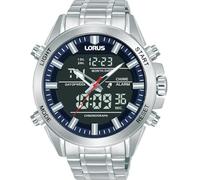 LORUS Montre Lorus pour Femme à Quartz en Acier Inoxydable avec Bracelet en Cuir